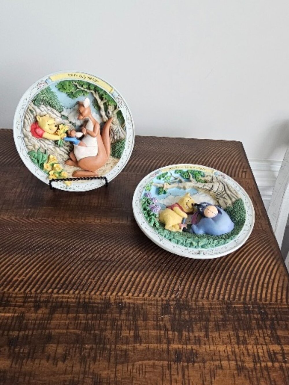 Winnie the Pooh Bradford Exchange Plate Silly Old Bear and You're A Real Friend